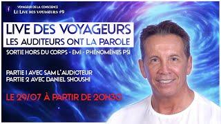 Le Live des Voyageurs #9 Avec Marc Auburn - Daniel Shoushi et Houssaine