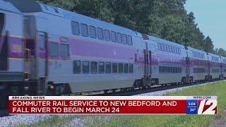 MBTA South Coast Rail to begin passenger service in March