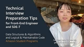 Student Programs Technical Interview Tips: Front-End Engineer & SDE-T