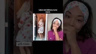 Labor and Delivery Nurse reacts! #shorts