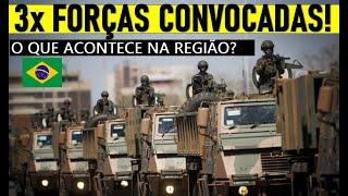 Ás 3x FORÇAS ARMADAS CONVOCADAS! o que acontece na REGIÃO?#military #militar #geopolitica