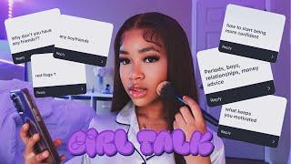 ANSWERING YOUR TMI GIRL TALK QUESTIONS | chit chat grwm