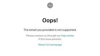 How To Fix “The Email You Provided Is Not Supported ChatGPT” Error [Guide]