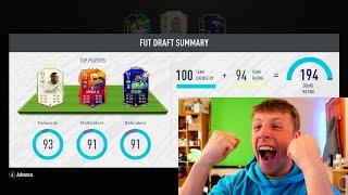 I GOT A 194 RATED FUT DRAFT!!!! - FIFA 20