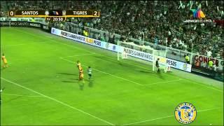 Santos vs Tigres 2-2 Liguilla 2012 Semifinal Vuelta Resumen HD [14-05-12]