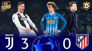 Ronaldo takes revenge on Simeone with a historic hat-trick   Juventus (3-0) Atlético Madrid ● 4K 