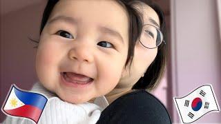 RAISING A FIL-KOR BABY VLOG | CUTEST FILIPINO-KOREAN BABY | WEEK17-18