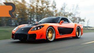 Han’s Single Turbo Veilside RX-7 | Built In True Tokyo Drift Style!