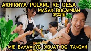 AKHIRNYA KEMBALI KE DESA MASAK BOCAIMIAN菠菜面 UNTUK SUAMI TERCINTA