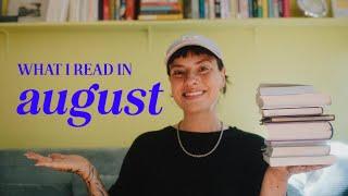 Das habe ich im August gelesen (I am back!) // monthly reading wrap up 