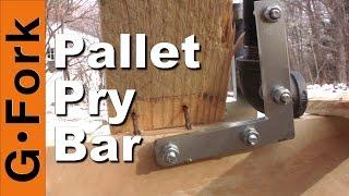 DIY Pallet Pry Bar - GardenFork