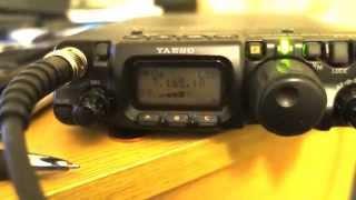 QRP Yaesu FT 817 - 5 watts and END FED antenna