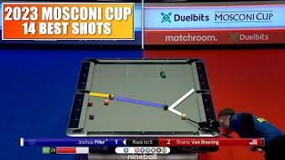 TOP 14 BEST SHOTS | 2023 MOSCONI CUP (9-Ball Pool)