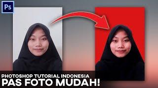 Cara Mudah Membuat Pas Foto Di Photoshop || Photoshop Tutorial Indonesia