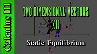 Calculus III: Two Dimensional Vectors (Level 12 of 13) | Static Equilibrium