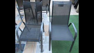 New atmos era nadia sling outdoor chair vs 2 years old nadia sling chair. How to paint them