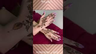 Very beautiful stylish back hand mehandi ka design | easy mehendi design | Simple wedding #mehndi