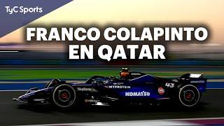 La PRIMERA PRÁCTICA de COLAPINTO en el GP de QATAR  El circuito, su futuro en la F1, RED BULL y +