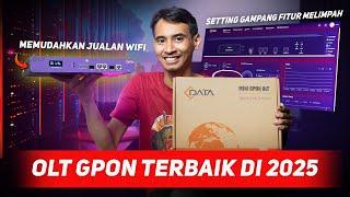 OLT G-PON TERMURAH & TERMUDAH DI DUNIA , BIKIN LAYANAN WIFI JADI WUS-WUS !!! C-DATA 1 PON FD1601S