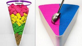 Very Satisfying and Relaxing Compilation 296 Kinetic Sand ASMR