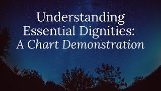 Understanding Essential Dignities: A Chart Demonstration
