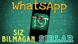 WHATSAPP— SIZ BILMAGAN SIRLAR.