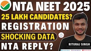 🟥 NEET 2025 TOTAL CANDIDATES? • NEET 2025 LATEST NEWS • NEET UG 2025 TOTAL CANDIDATES REGISTRATION