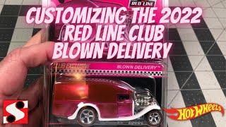 Custom 2022 Red Line Club Blown Delivery Candy Striper #hotwheels #redlineclub