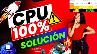 ¡Optimiza tu PC! Soluciona el uso de CPU al 100% en Windows 7/8/10 /11 sin necesidad de programas