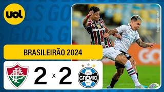 FLUMINENSE 2 X 2 GRÊMIO GOLS DO JOGO, VÍDEOS - BRASILEIRÃO 2024