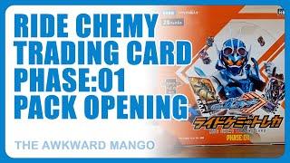 Ride Chemy Trading Card PHASE:01 Pack Opening | Kamen Rider Gotchard