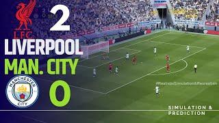 LIVERPOOL 2-0 MANCHESTER CITY • Highlights • Premier League 24/25 | Simulation/Recreation