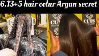 streax  ARGAN SECRET CREAM COLOUR AT HOME// HAIR COLOUR