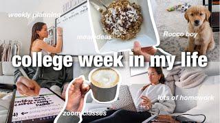 first week of college classes vlog | (zoom & in person classes)