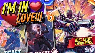 I Climbed with a 70+% Win Rate With this BROKEN Agent Venom Deck! Marvel Snap