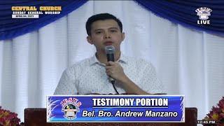 JMCIM | Testimony Portion | Bel. Bro. Andrew Manzano | April 4, 2021