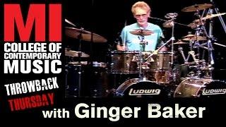 Ginger Baker Throwback Thursday From the MI Vault