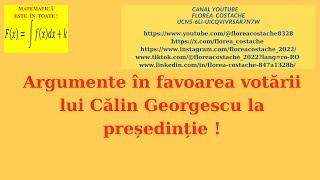 Ep.232-Argumente în favoarea votării lui Călin Georgescu la președinție !