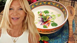 Bangkok Thai Soup by Cara Brotman Easy Raw Vegan Recipe