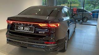 Review Proton S70 Flagship X Quartz Black Siap Dengan Bodykit