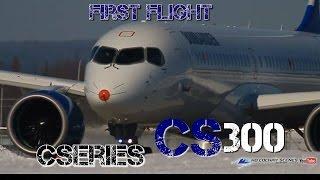 FIRST FLIGHT - CSeries CS300 RARE Close Up [ Full HD 1440p ]