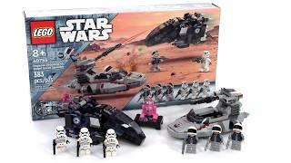 LEGO Star Wars Imperial Dropship vs Rebel Scout Speeder #NotSponsored review! 40755