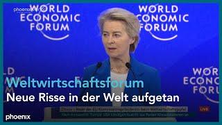 Weltwirtschaftsgipfel in Davos: Rede von Ursula von der Leyen | 21.01.25