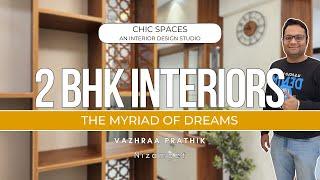 Vazhraa Prathik 2BHK modern scandinavian interiors by @ChicSpaces | Earthy, neutral and soothing