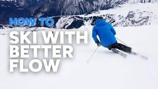 HOW TO SKI WITH FLOW | Ski technique for rollers & compressions