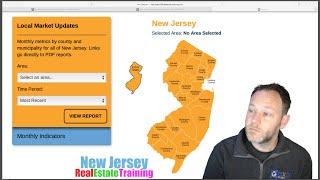 NJ Real Estate Training - Where to find market stats for your listing and buyers appointments