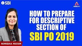 SBI PO 2019 | How To Prepare For DESCRIPTIVE Section of SBI PO 2019