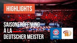 Highlights: FC Bayern München Basketball - NINERS Chemnitz (Saison 2024/25)