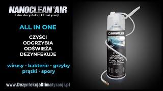 NANOCLEAN® AIR - Aktywna piana odgrzybianie, dezynfekcja, czyszczenie klimatyzacji w samochodzie