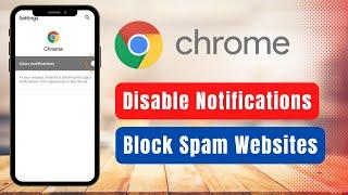 How to Disable Notification on Google Chrome Browser !